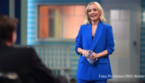 Bei ProSieben duellieren sich Joko Winterscheidt und Klaas Heufer-Umlauf auch in Corona-Zeiten. An diesem Samstag mischt „Das Ding des Jahres“-Moderatorin Janin Ullmann im Team Joko mit. (Foto: ProSieben/Willi Weber)