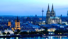 Morgen diskutieren Vertreter der Tourismus- und Gastronomiebranche auf Clubhouse über das kulinarische Köln. Mit dabei ist u.a. Julia Komp, die mit 27 Jahren Deutschlands jüngste Sterneköchin war. Im April sollen in der Domstadt die „Fine Food Days Cologne“ stattfinden. (Foto: Udo Haake/KölnTourismus)