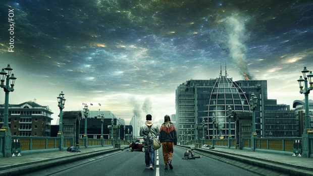 Durch einen Alien-Überfall wird fast die gesamte Menschheit vernichtet. Die Serie „Krieg der Welten“ katapultiert den gleichnamigen Science-Fiction-Klassiker ins 21. Jahrhundert – zu sehen bei FOX. (Foto: obs/FOX)
