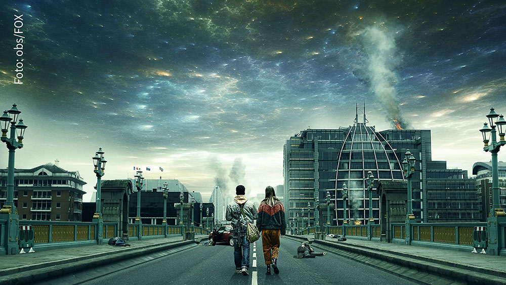 Durch einen Alien-Überfall wird fast die gesamte Menschheit vernichtet. Die Serie „Krieg der Welten“ katapultiert den gleichnamigen Science-Fiction-Klassiker ins 21. Jahrhundert – zu sehen bei FOX. (Foto: obs/FOX)