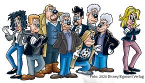 Am heutigen 10. November hat der Verlag Egmont Ehapa ein neues „Lustiges Taschenbuch“ veröffentlicht, in dem das 50. Jubiläum der TV-Krimireihe „Tatort“ zelebriert wird. Donald Duck ermittelt u.a. an der Seite des legendären Kommissars „Schimauski“. (Foto: 2020 Disney/Egmont Verlag)