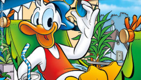 Führende Entenhausener empfehlen für diesen Sommer: Urlaub auf „Balkonien“. Dazu gibt’s ab der kommenden Woche eine Sonderausgabe der „Lustigen Taschenbücher“. (Foto: obs/Egmont Ehapa Media/Disney)