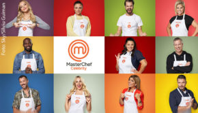 Elf prominente Hobbyköche gehen bei „MasterChef Celebrity“ ins Rennen. Sky One strahlt das Spin-Off der Erfolgsshow „MasterChef“ ab dem 31. August aus. (Foto: Sky/Silviu Guiman)