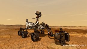 Zur für heute geplanten Landung des Mars-Rovers „Perseverance“ zeigt der Sender National Geographic am Samstag „Mission Mars 2020“. Die Filmemacher haben die Vorbereitungen der Mission begleitet und dokumentieren, wie der Rover und viele andere technischen Gerätschaften der Expedition entstanden sind. (Foto: NASA/JPL-Caltech)
