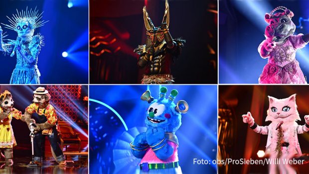 Schon heute ist „The Masked Singer“-Tag auf ProSieben. Auch in der anschließenden Late Night-Show von Klaas Heufer-Umlauf, den bislang viele Fans hinter der Maske des „Anubis“ vermuteten, geht’s um die Musik-Rateshow. (Foto: obs/ProSieben/Willi Weber)