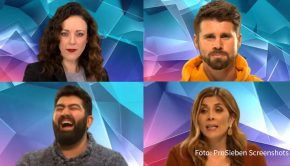 In der neuen Show „Pokerface – nicht lachen!“ schickt ProSieben am 7. und 14. Januar Promis wie Jasmin Wagner, Thore Schölermann, Faisal Kawusi, Panagiota Petridou, Ruth Moschner, Matze Knop, Lothar Matthäus, Laura Karasek u.v.a. zum Lachen ins TV-Studio. Doch wer diese Show gewinnen will, muss sich einiges verkneifen. (Foto: ProSieben Screeshots)