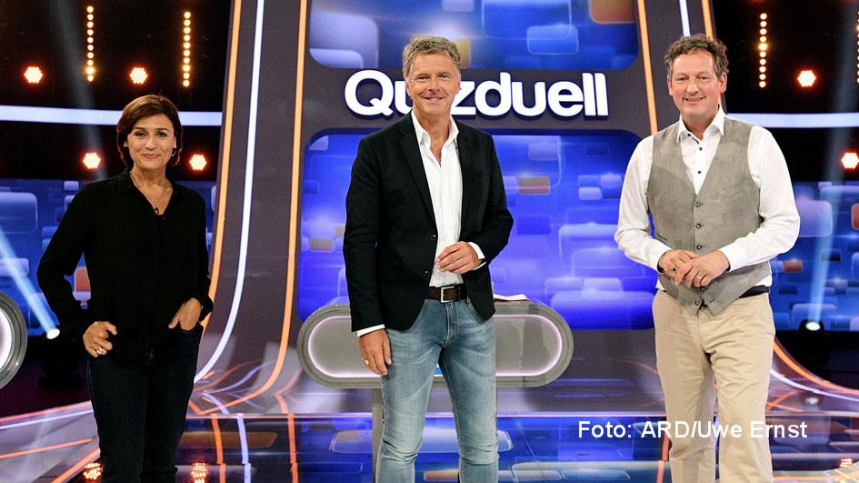 Quizduell_Olymp_2021_Sandra Maischberger, Jörg Pilawa, Eckart von Hirschhausen_Foto ARD_Uwe Ernst_HP