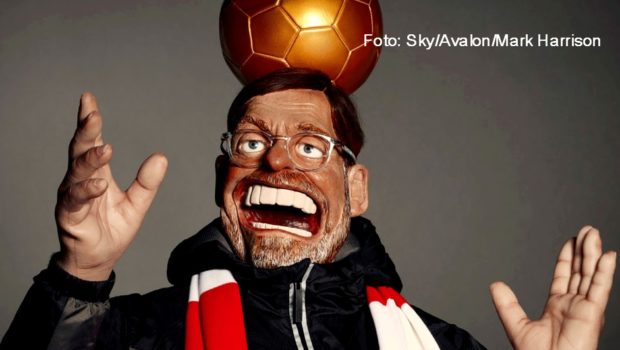 Ab Herbst tanzen bei Sky Comedy die deutschen Puppen: Der Pay-TV-Anbieter hat die britische Polit-Satire „Spitting Image“ neu aufgelegt – und natürlich dürfen Jürgen Klopp, Annalena Baerbock und Armin Laschet dabei nicht fehlen.