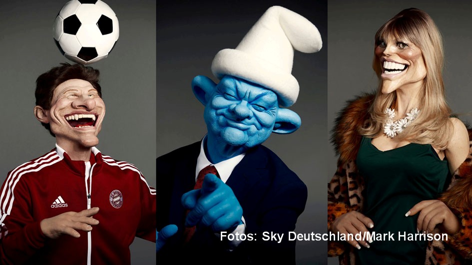 Spitting Image_2021_Müller, Scholz, Klum_Fotos Sky Deutschland_Mark Harrison_HP