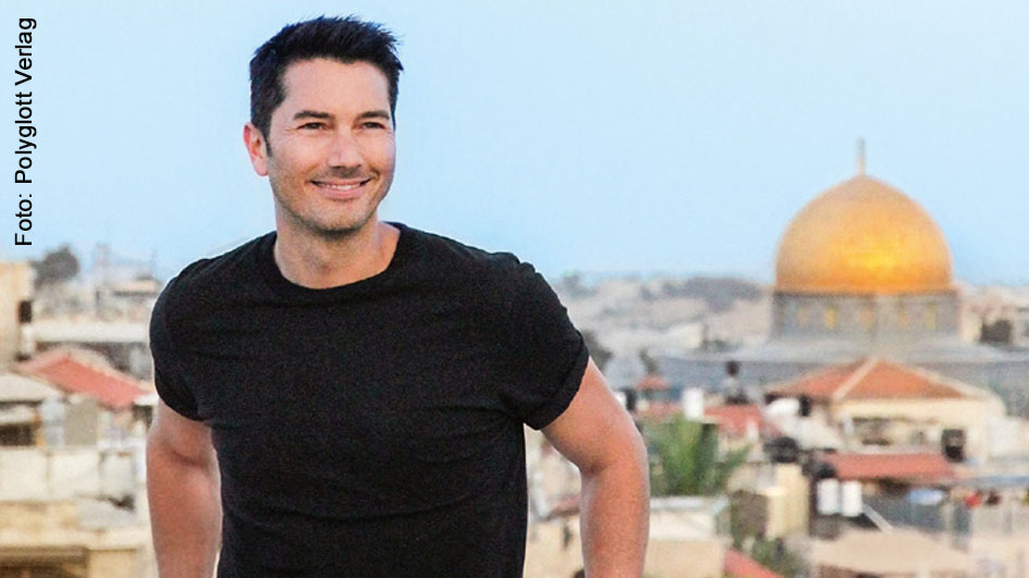ProSieben-Moderator Stefan Gödde liebt Jerusalem. In seinem Buch „Nice to Meet You, Jerusalem“ präsentiert er die faszinierende Stadt. (Foto: Polyglott Verlag