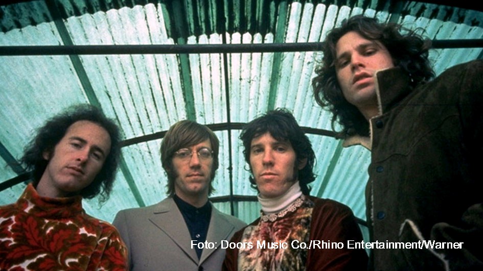 The Doors_Robby Krieger, Ray Manzarek, John Densmore, Jim Morrison_Foto Doors Music Co._Rhino Entertainment_Warner_HP