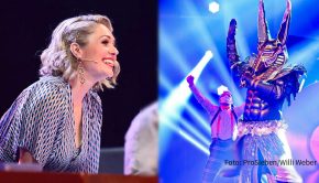 In den ersten beiden Staffeln gehörte Ruth Moschner zum Stamm-Rateteam von „The Masked Singer“. Am morgigen 27. Oktober kehrt sie als Gast in die ProSieben-Show zurück und wird u.a. den zweiten Auftritt des geheimnisvollen „Anubis“ begutachten. (Foto: ProSieben/Willi Weber)