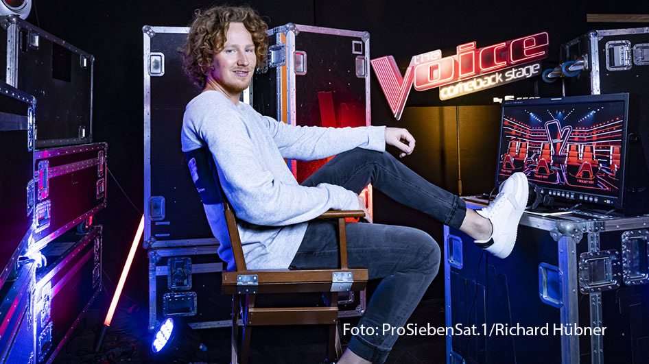 Bei der Jubiläums-Staffel von „The Voice of Germany“ ist auch Michael Schulte beteiligt. Der ehemalige ESC-Teilnehmer wird Nachfolger von Nico Santos als Online-Coach. (Foto: ProSiebenSat.1/Richard Hübner)
