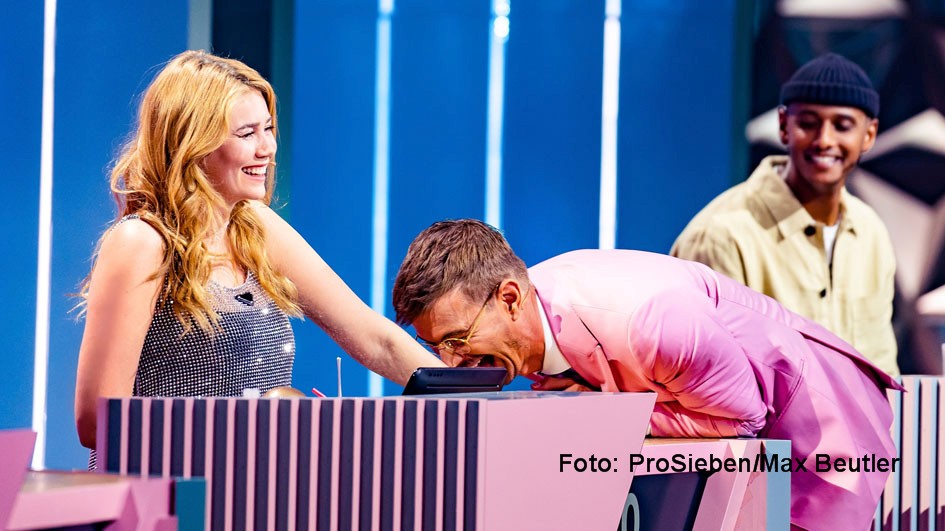 (v.l.n.r.)  Palina Rojinski; Joko Winterscheidt; Teddy Teclebrhan