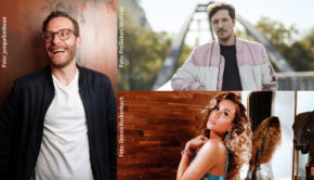 Seinen Instagram-Talk „Haus‘ Jetzt Raus!“ hat Moderator Sebastian Merget erfolgreich etabliert. Heute Abend gibt‘s sogar eine zusätzliche Ausgabe mit dem TV-Journalisten Thilo Mischke. Morgen Vormittag ist Sängerin und Model Sarah Bora zu Gast. (Fotos: jumpallintheair//ProSieben/Wolf Lux//Dennis Rockenbach)